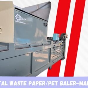 Horizontal hydraulic waste paper baling press machine